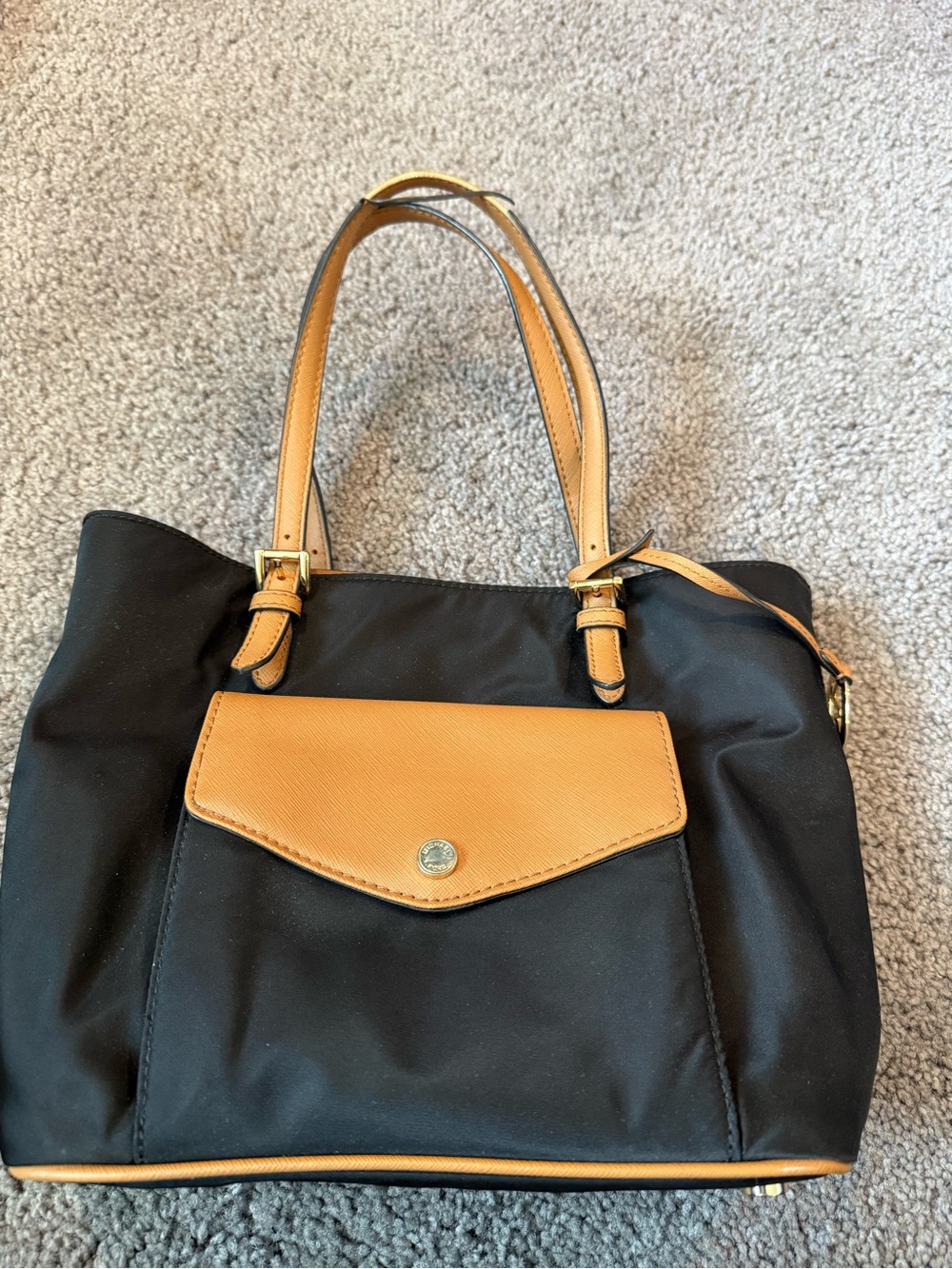 Michael kors  Black and Tan Women’s Tote Handbag
